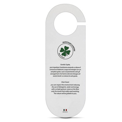 segnale ecologia bagno hotel